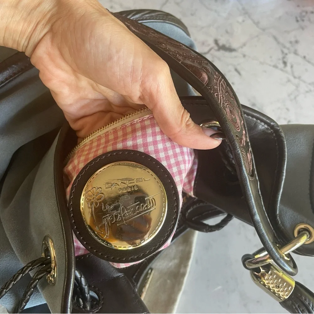 RARE LANCEL PARIS BB Brigitte Bardot bag. Suede blue. - Picture 6 of 16